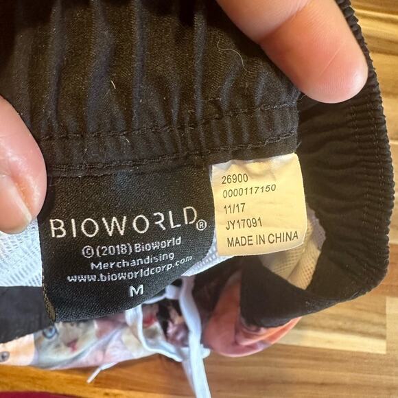 Bioworld Swim Trunks Kitten Lined Hybrid Board Shorts Drawstring - Picture 6 of 8